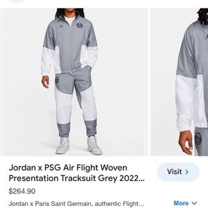 Brand New Jordan X PSG Air Flight Woven Presentation Tracksuit - 2022 - Size L
